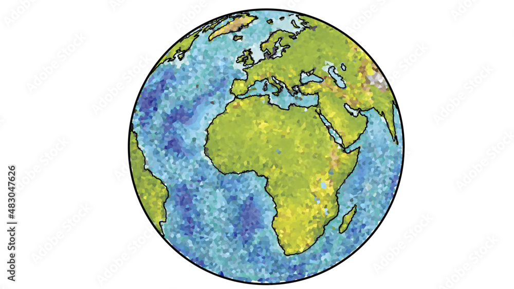 world planet earth icon Cartoon Earth Art Hand drawn cute cartoon earth.  Vector, isolated background, globe sphere continents Stock Vector | Adobe  Stock