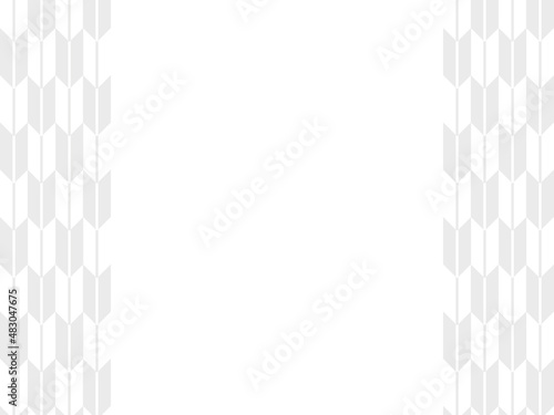 矢絣フレーム：左右：白