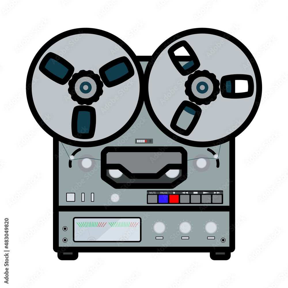 Fotografie Reel Tape Recorder Icon