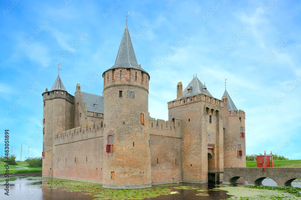 Muiderslot, Muiden, Noord-Holland Province, The Netherlands