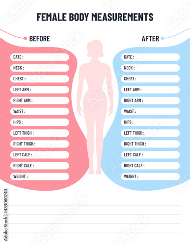 Female body measurements for weight loss