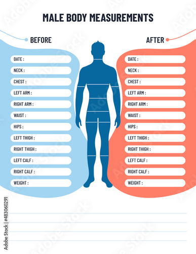 Male body measurements for weight loss