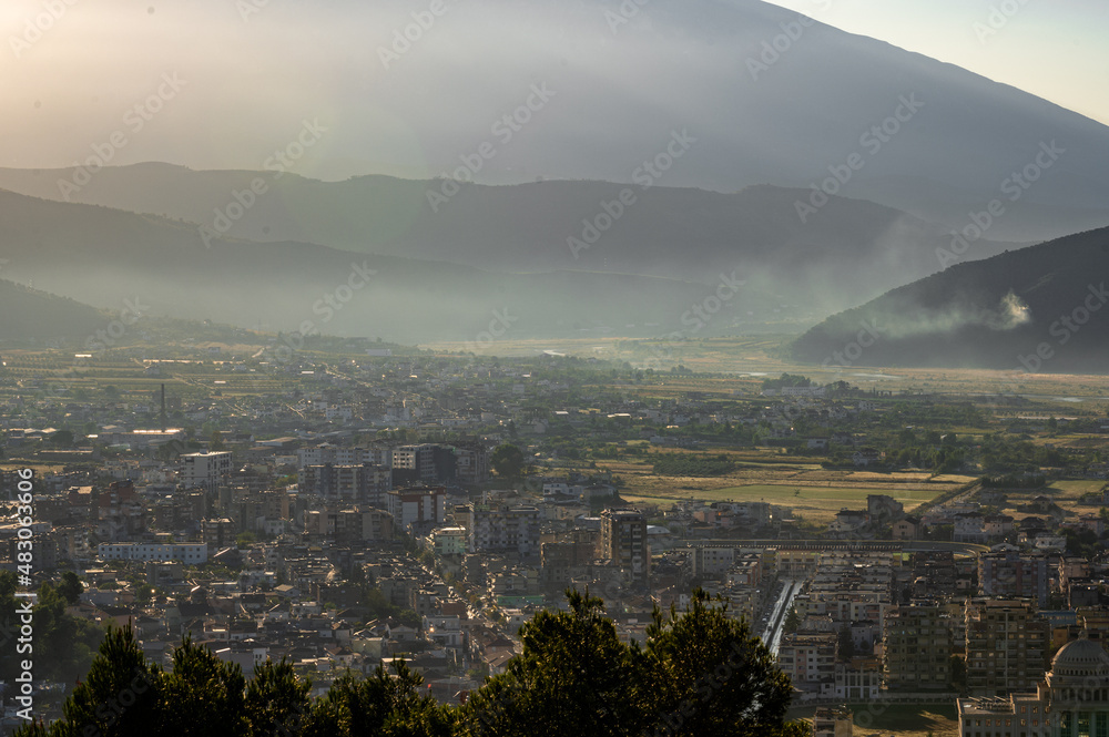 Mountain town - Berat in Albania