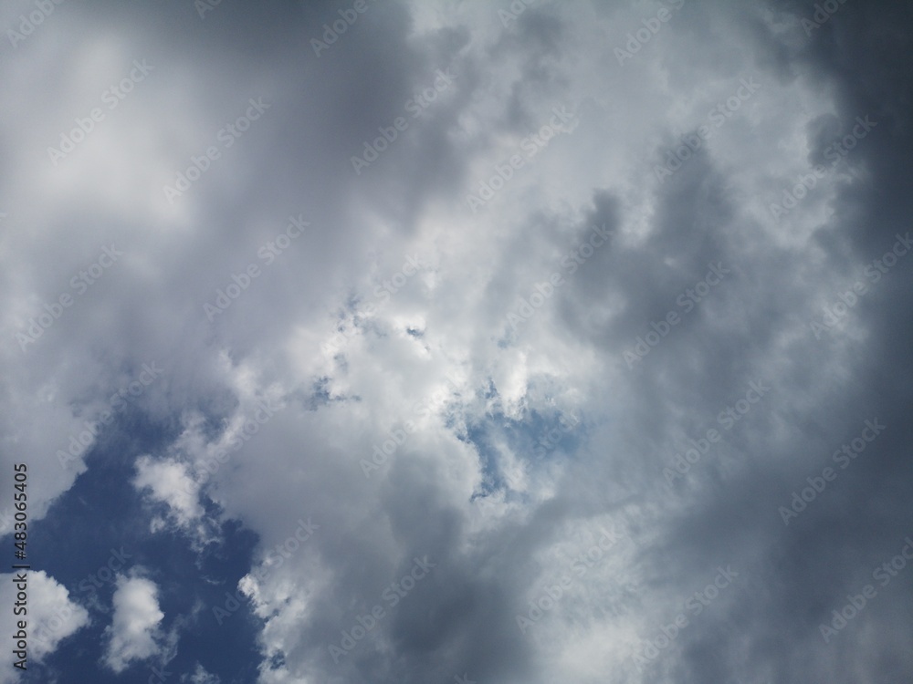 Fototapeta premium fluffy clouds and beautiful sky background