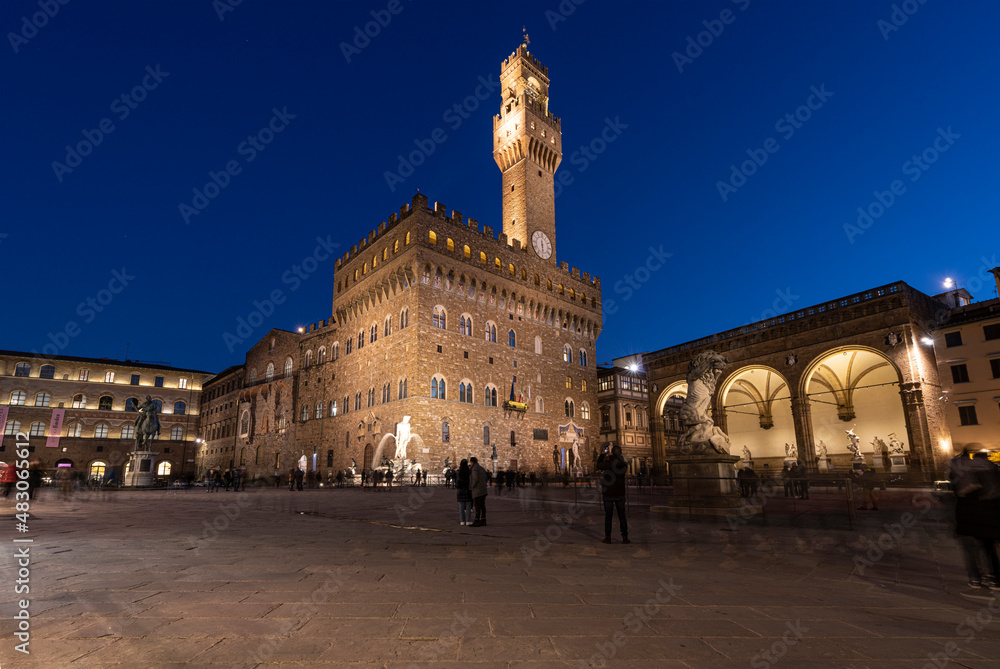 Piazza della Signoria in Florence, Italy