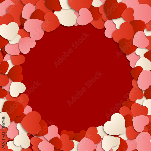 ハートのバナー