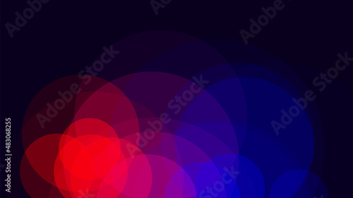 Abstract Dark Bubbly Background