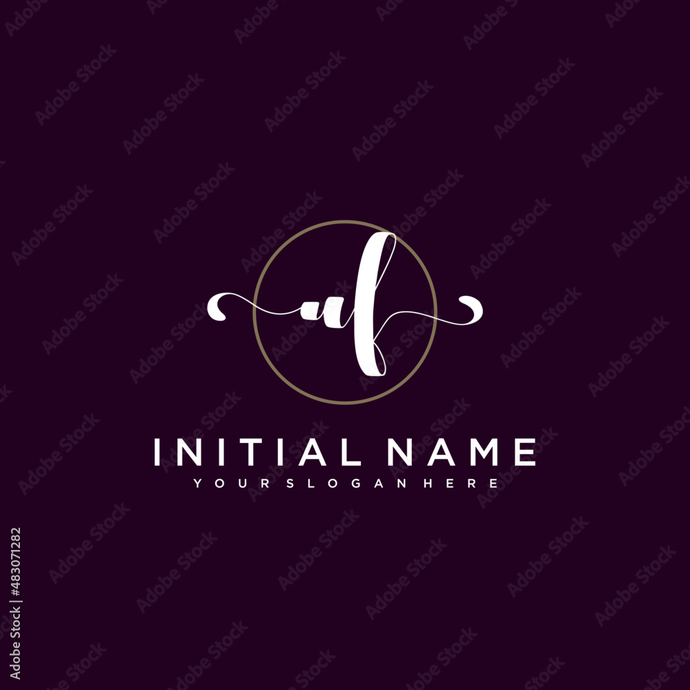 UF Beautiful handwriting logo or wedding monograms collection UF Beautiful handwriting logo or wedding monograms collection
