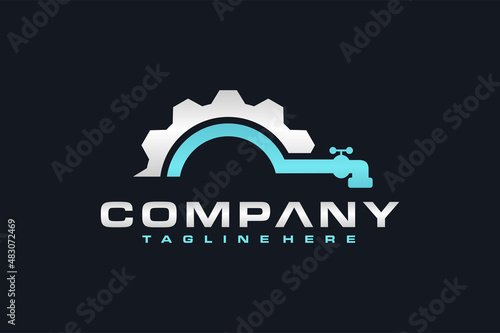 water faucet gear logo