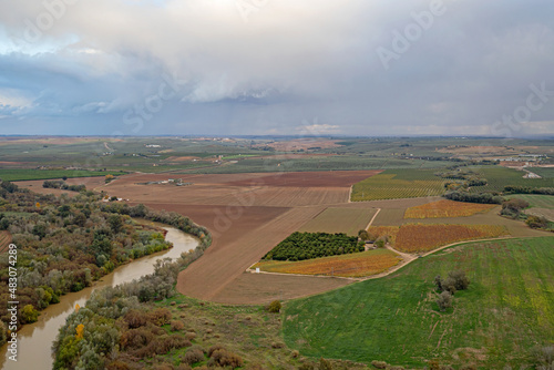 Río Guadalquivir desde el Castillo de Almodóvar del Río / Guadalquivir River from the Castle of Almodóvar del Río. Córdoba. Andalucía photo