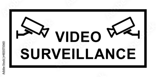 znak nadzoru wideo