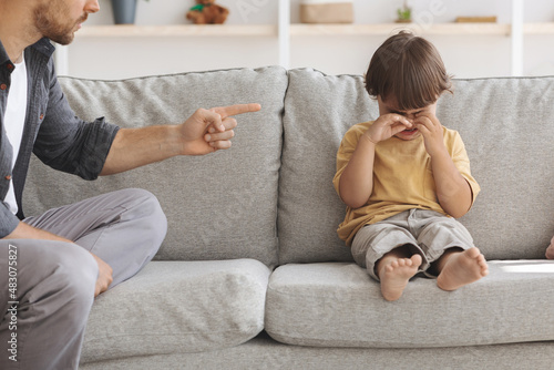 Foto Child abuse concept