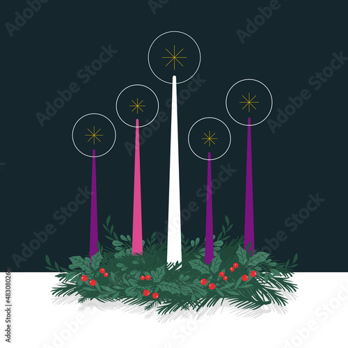 Advent Wreath and Candles