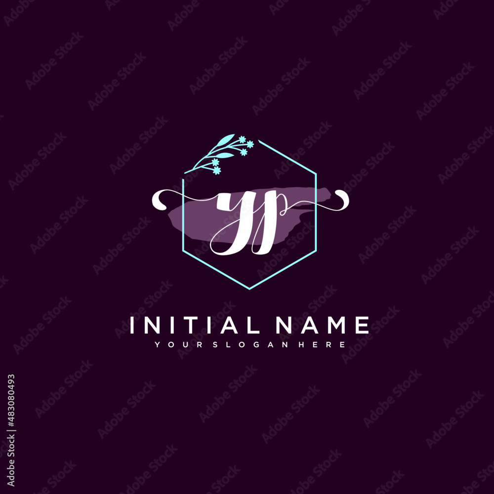 YP Beautiful handwriting logo or wedding monograms collection YP Beautiful handwriting logo or wedding monograms collection