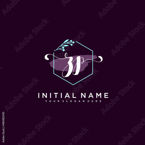 ZP Beautiful handwriting logo or wedding monograms collection