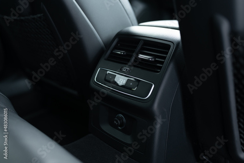 climate control unit in the car interior © Евгений Александров