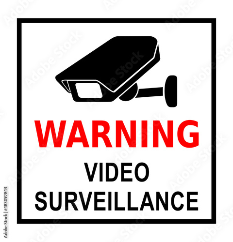 znak nadzoru wideo