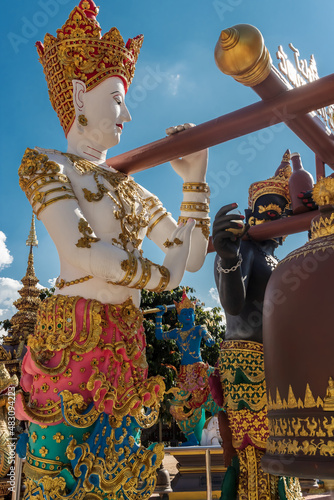 thai style statue in temple
