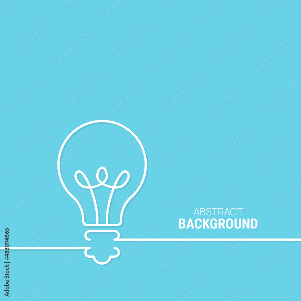 Vector background with light bulb. Vector background with light bulb.