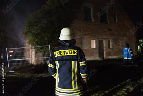 Feuerwehrmann im Einsatz