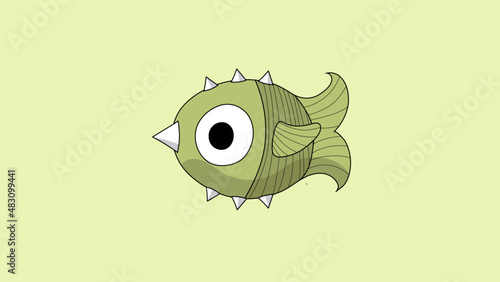 pesce surreale fantasia distorto dimensione alieno