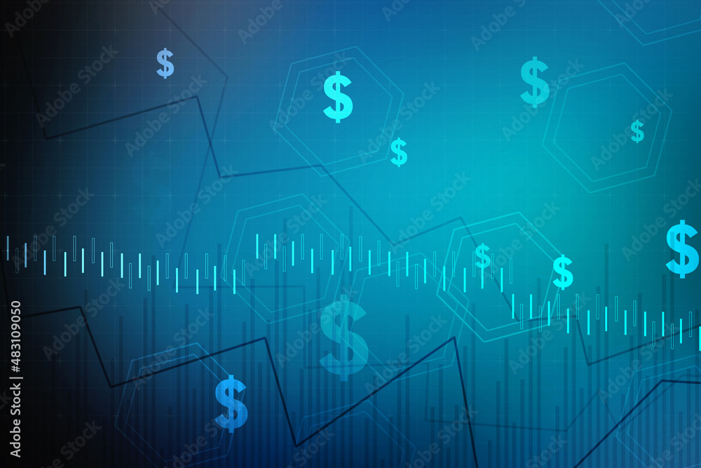 2d rendering Stock market online business concept 2d rendering Stock market online business concept