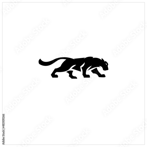 vektor panter silhouette
