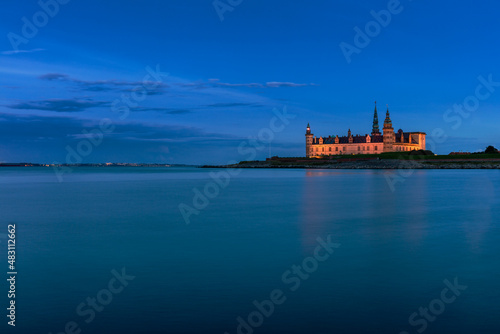 Fototapeta Naklejka Na Ścianę i Meble -  Kronborg Castle in Helsingør Denmark seen in the early evening hours