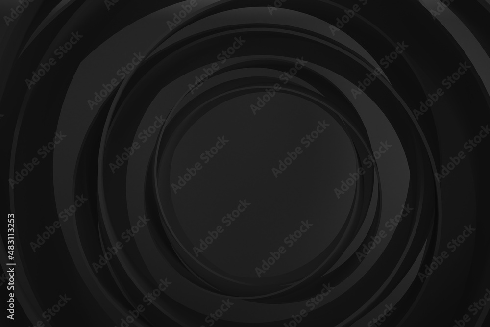 Obraz premium Background Blacl Circle Futuristic