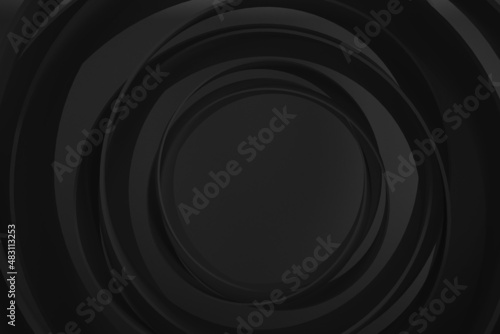 Background Blacl Circle Futuristic