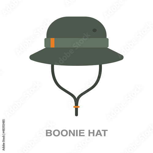 Boonie hat illustration on transparent background