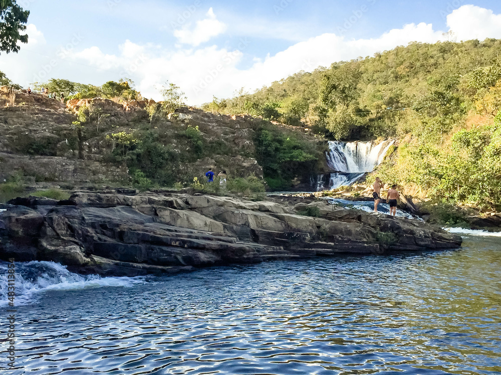 Cachoeira do Ouro - Complexo do Salto Corumbá - Goiás - Brasil.