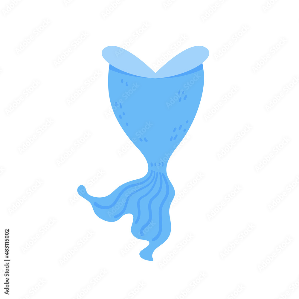 Underwater mermaid tail silhouette cute party decorations for girls Underwater mermaid tail silhouette cute party decorations for girls