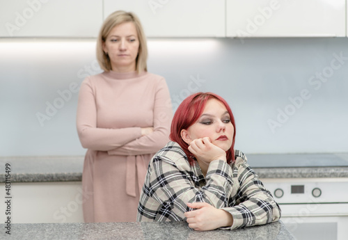 Cuadro en lienzo Family conflict