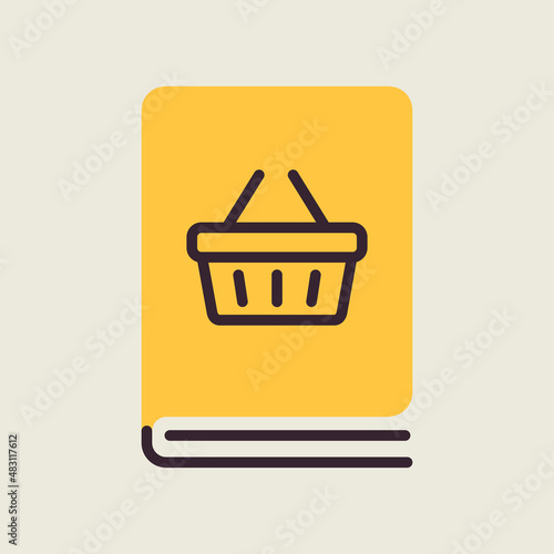 Catalog product vector flat icon