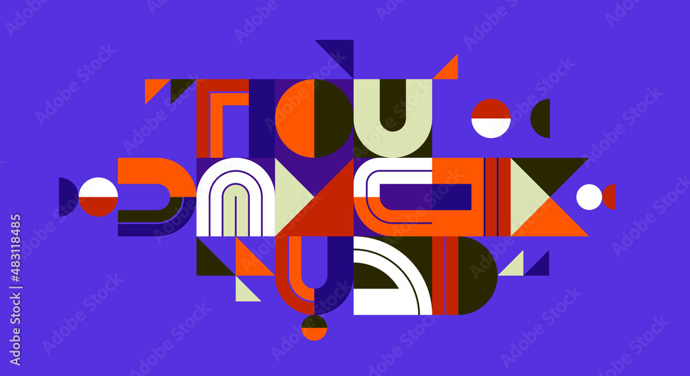 Dynamic messy abstract vector design composition, minimal lined modern art, stylish geometry elements. Dynamic messy abstract vector design composition, minimal lined modern art, stylish geometry elements.