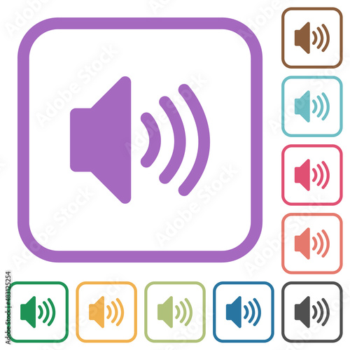 Volume solid simple icons