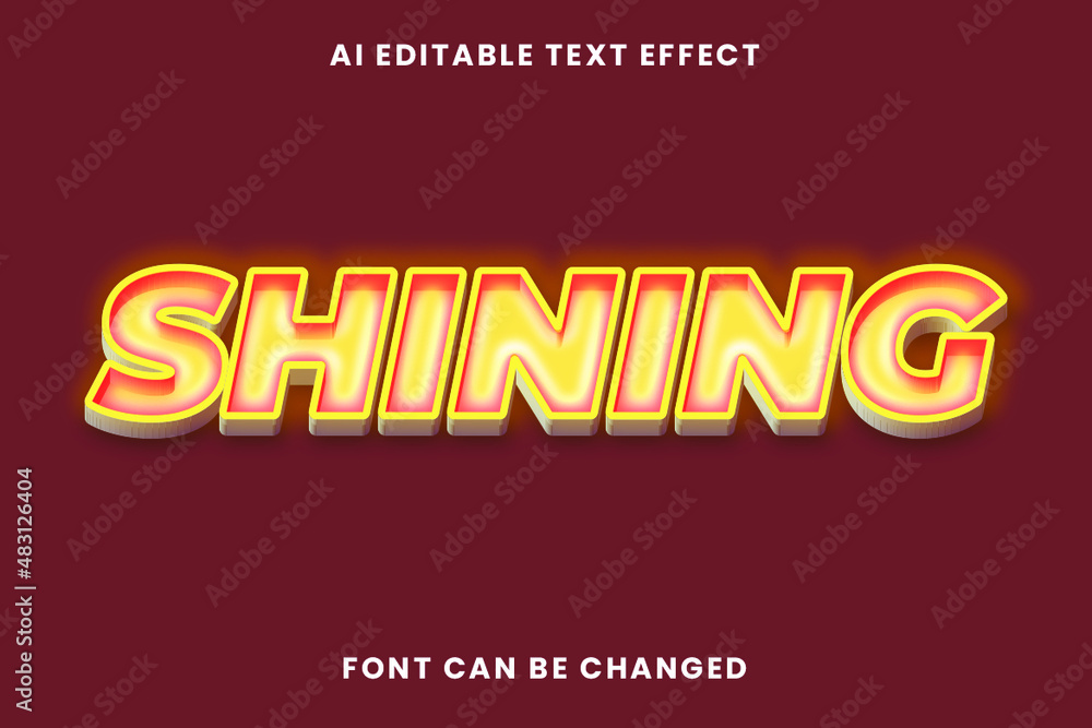 Shining Text Effect