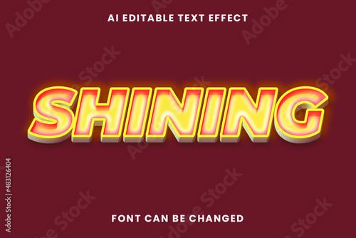 Shining Text Effect
