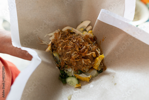 Photos indonesian authentic cuisine called ketoprak