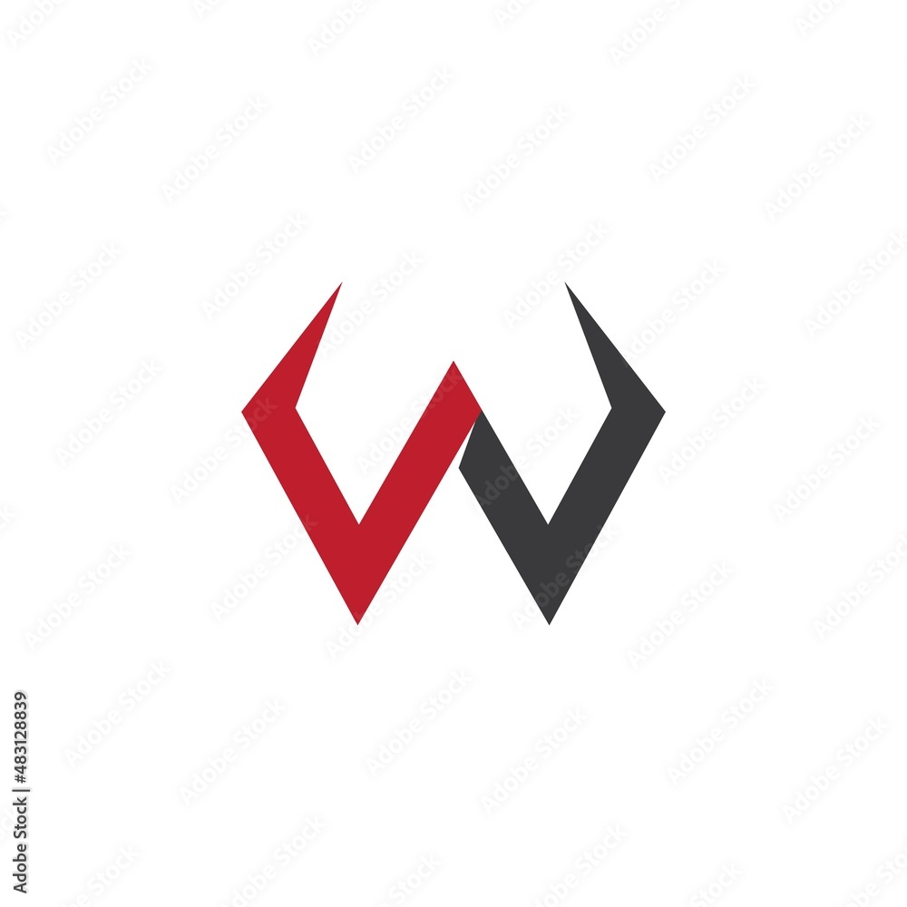 W letter logo W letter logo