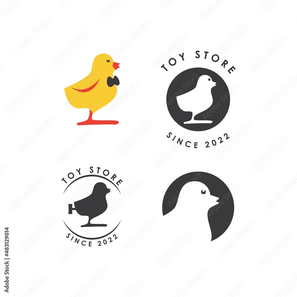 Duck cartoon logo Duck cartoon logo