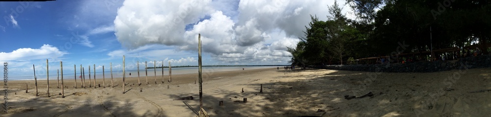 panorama Belawai Beach Sibu Sarawak Malaysia