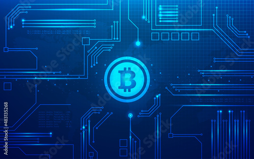 Tech wallpaper Bitcoin