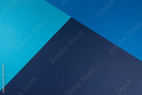 Background color paper craft blue
