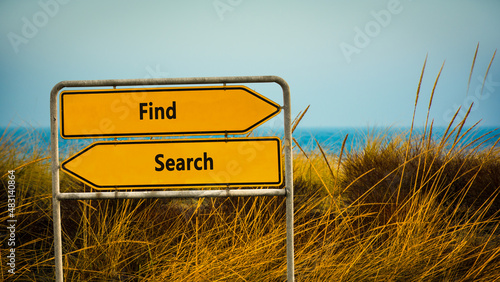 Street Sign Find versus Search