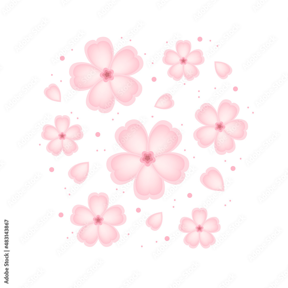 Sakura flower pattern. wallpaper. background. free space for text. copy space. blank. Sakura flower pattern. wallpaper. background. free space for text. copy space. blank.