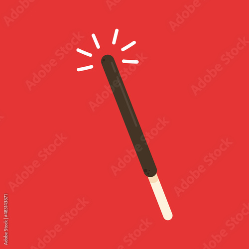 Chocolate sticks. Dipped stick. Dipped stick pattern vector. chocolate dipped cookie sticks.