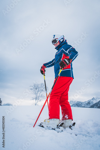 Skifahrer / Mann