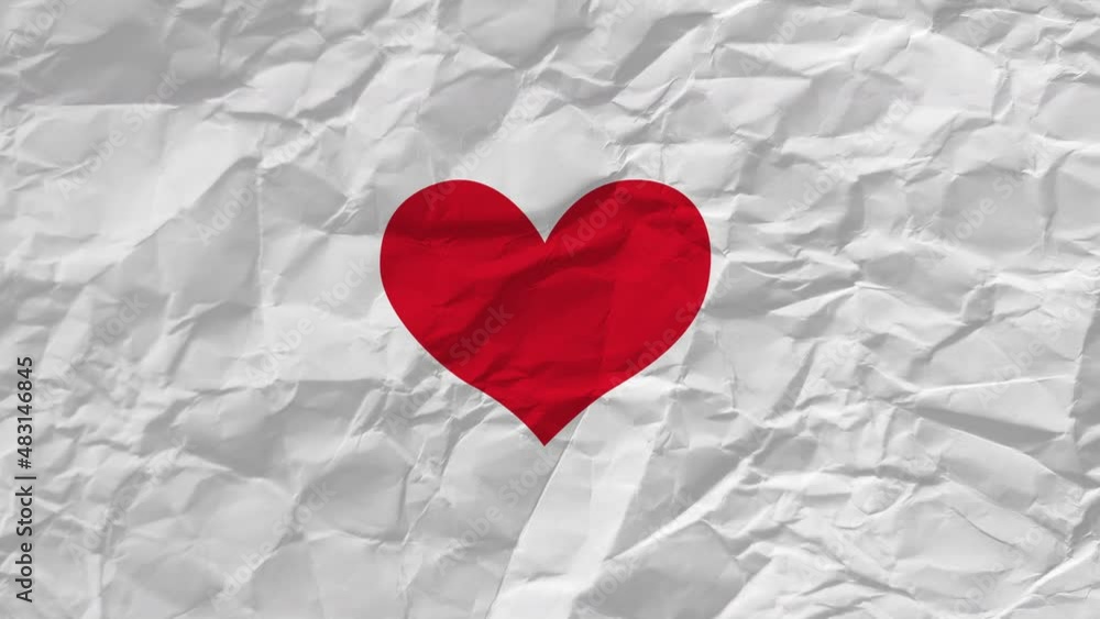 Pulsating red heart on paper background. Stop motion animation. Valentine's Day concept with Heartbeat. Best for wedding, anniversary, mother's day, marriage, invitation e-card. Romantic background Pulsating red heart on paper background. Stop motion animation. Valentine's Day concept with Heartbeat. Best for wedding, anniversary, mother's day, marriage, invitation e-card. Romantic background